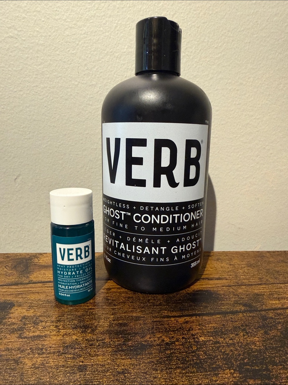 VERB Ghost Conditioner & Hydrate Oil Duo - Black and Teal
